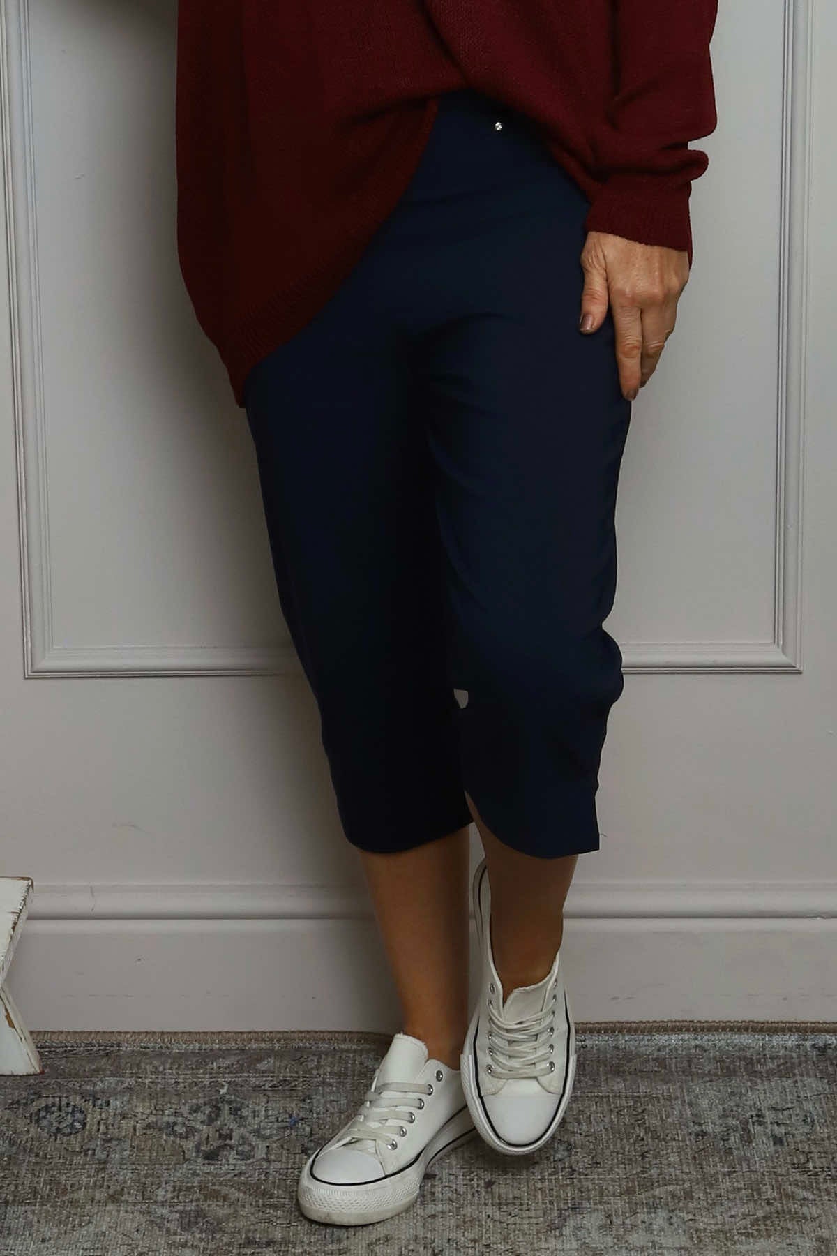 Stori Capri Trousers Navy