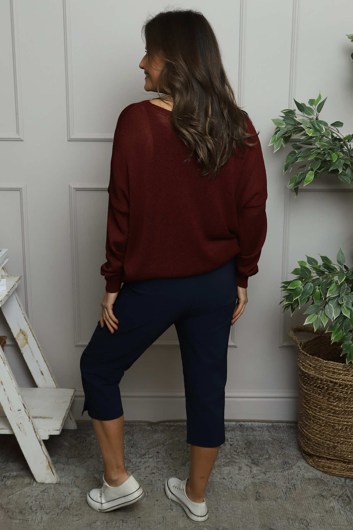 Stori Capri Trousers Navy