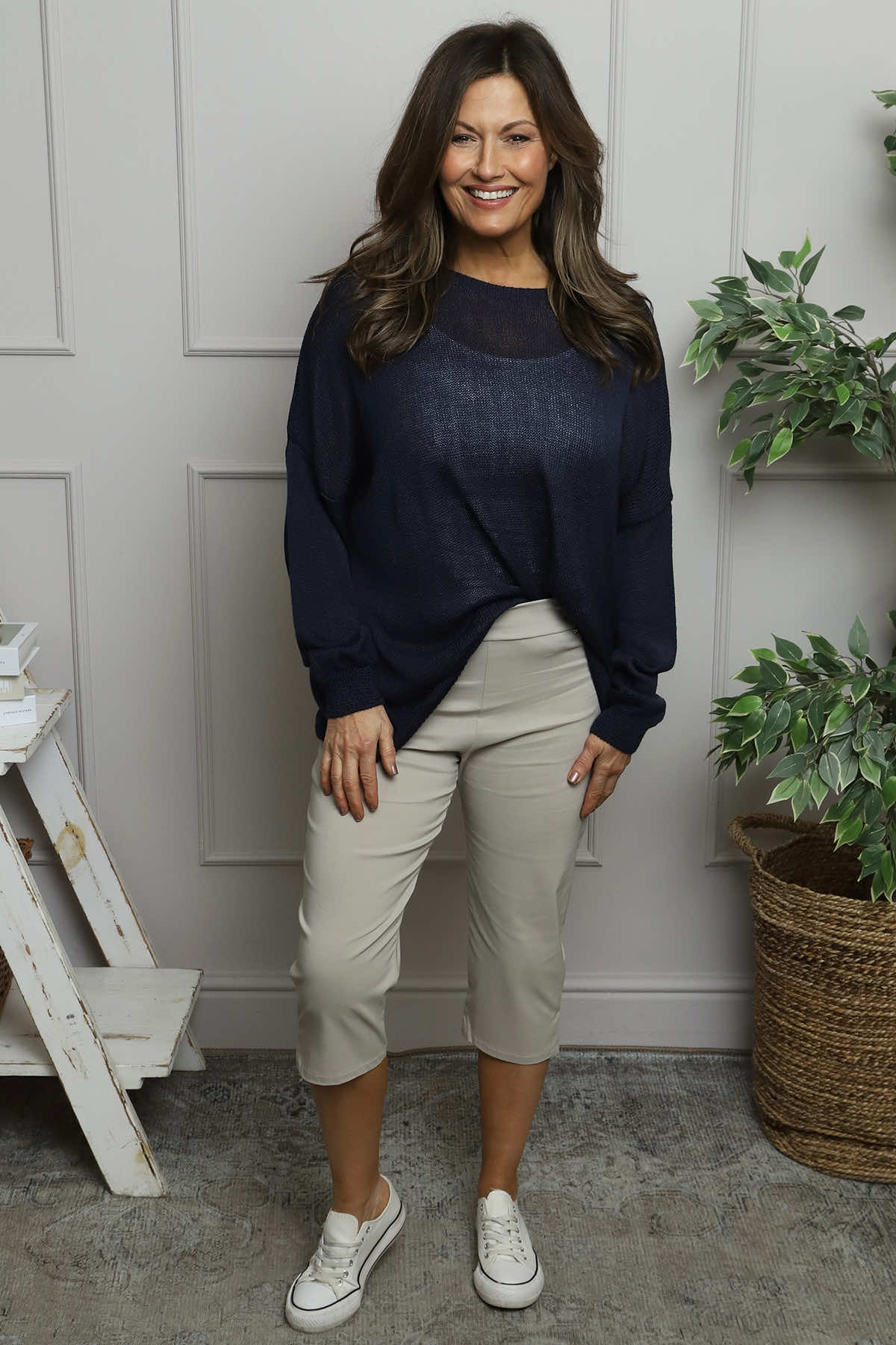 Stori Capri Trousers Stone