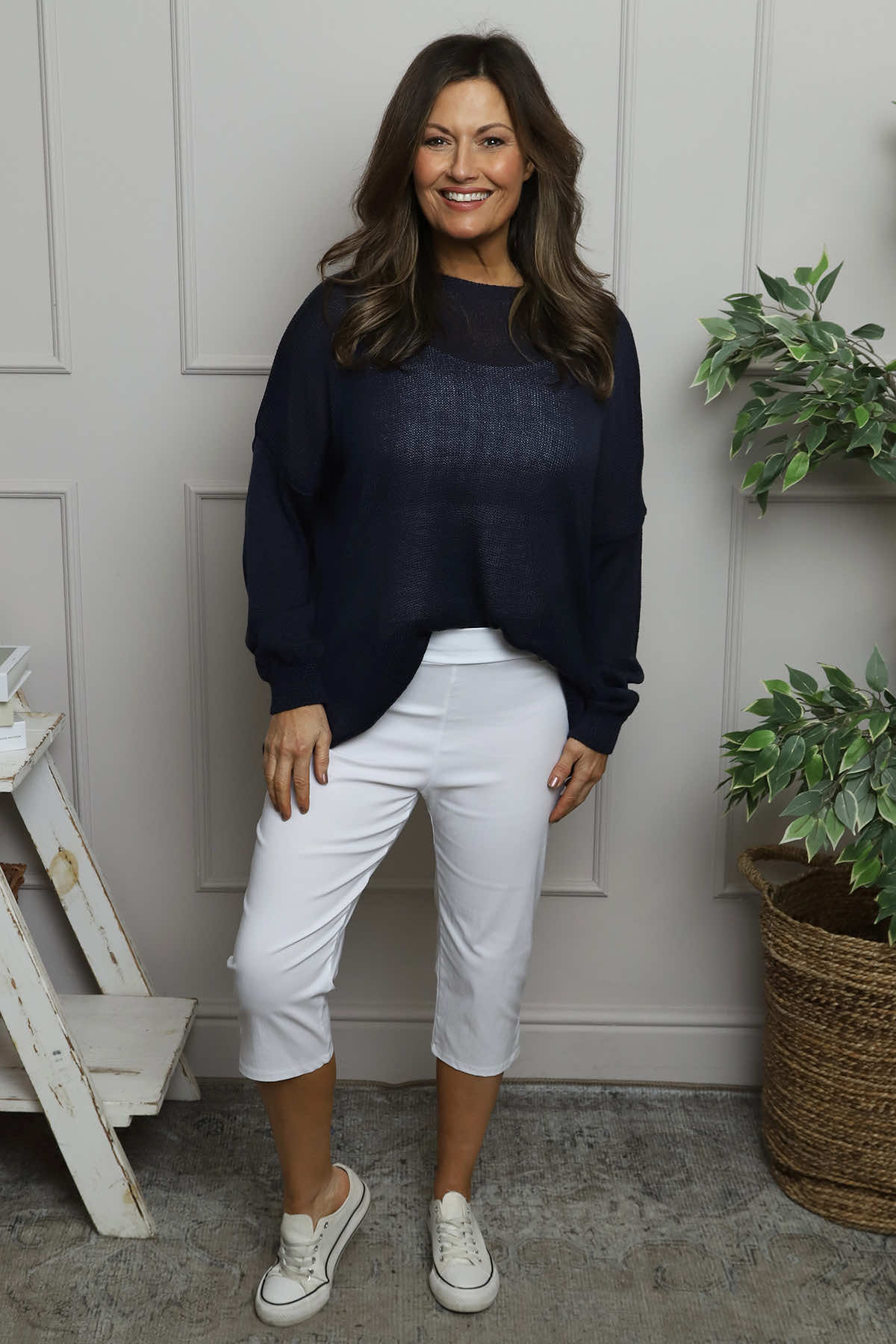 Stori Capri Trousers White