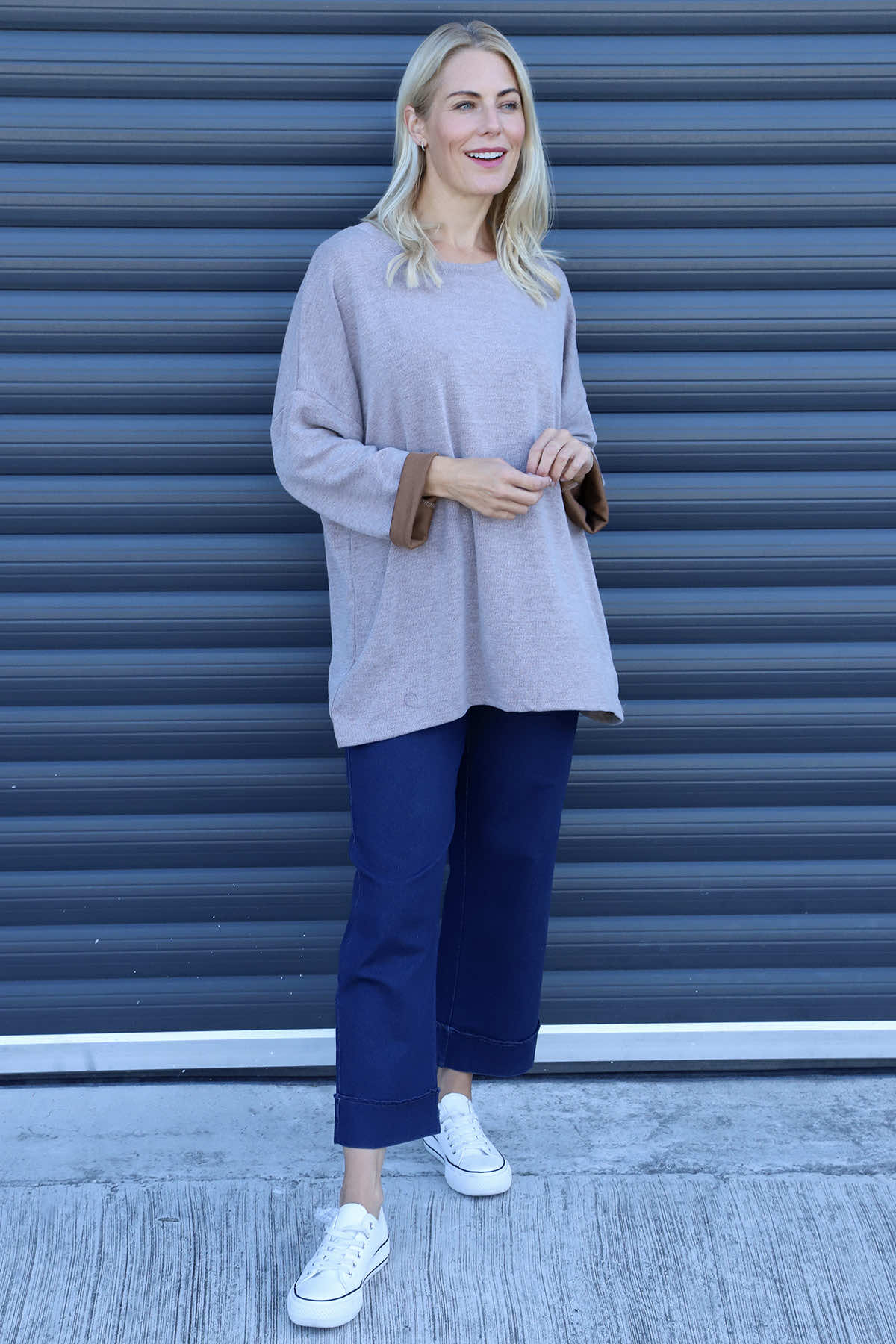 Cailina Knitted Jumper Mocha