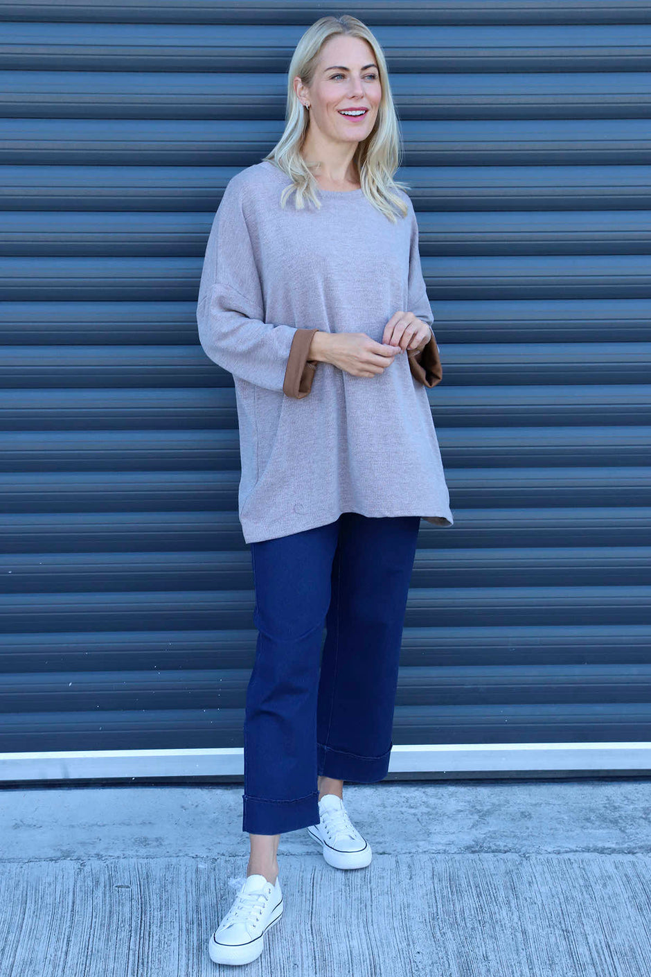 Cailina Knitted Jumper Mocha