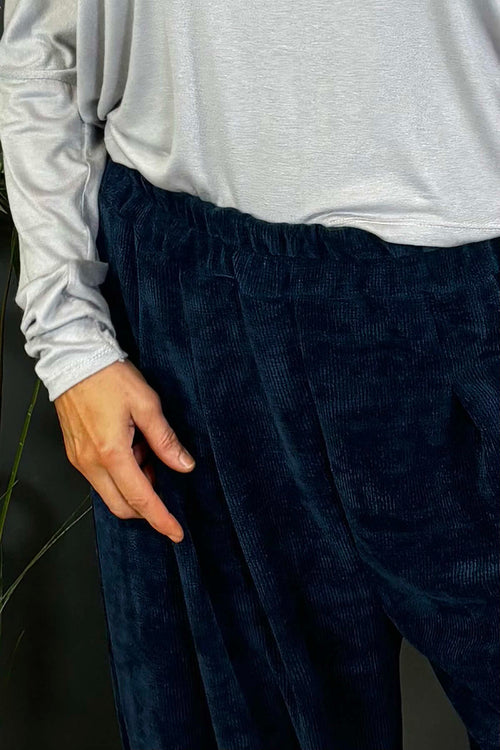 Greta Trousers Navy - Image 3