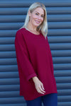 Cailina Knitted Jumper Wine