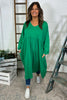 Eliza Cotton Dress Green