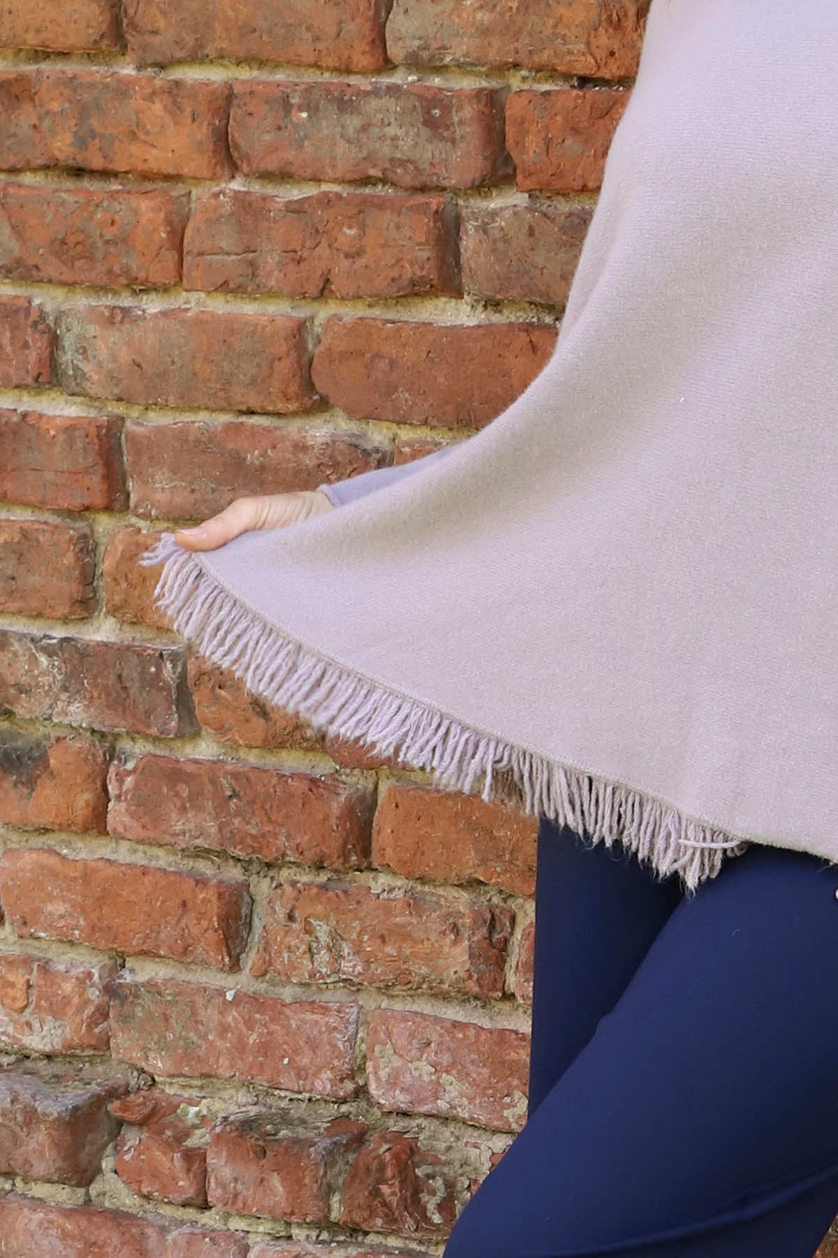 Sally Fringe Hem Jumper Mocha