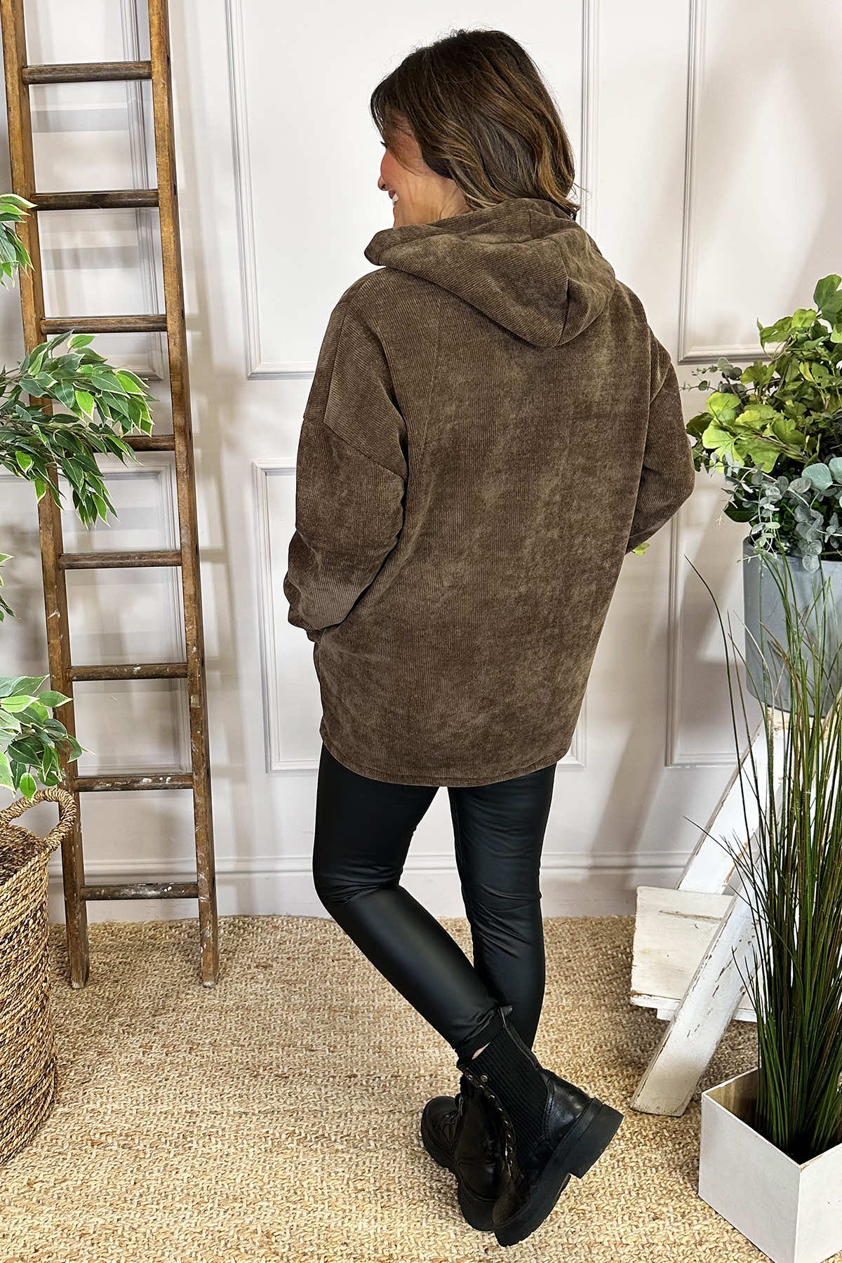 Antonia Hooded Jacket Cocoa