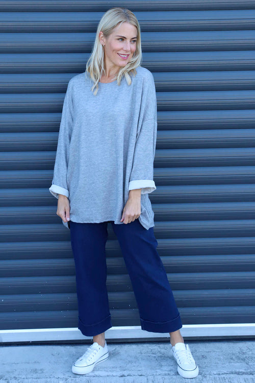 Cailina Knitted Jumper Grey - Image 2