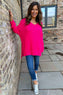 Bo Slouch Jumper Fuchsia