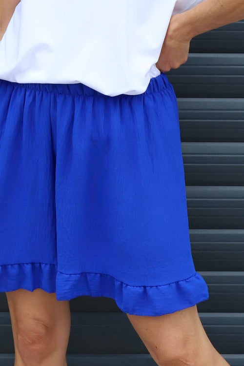 Stellina Frill Shorts Cobalt - Image 3