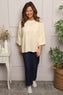 Danita Needlecord Top Stone