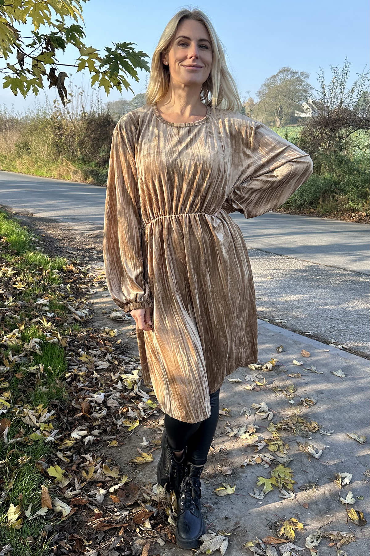 Clementine Dress Camel