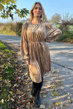 Clementine Dress Camel Camel - Clementine Dress Camel