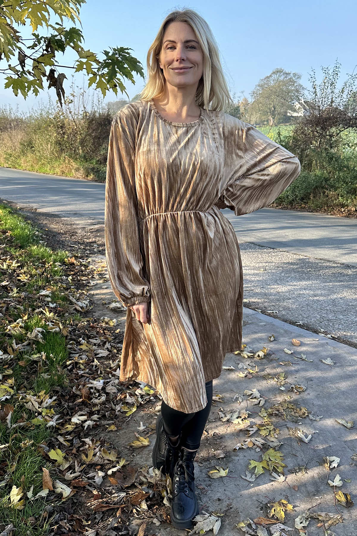 Clementine Dress Camel