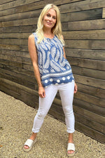 Cecilia Top Blue Blue - Cecilia Top Blue