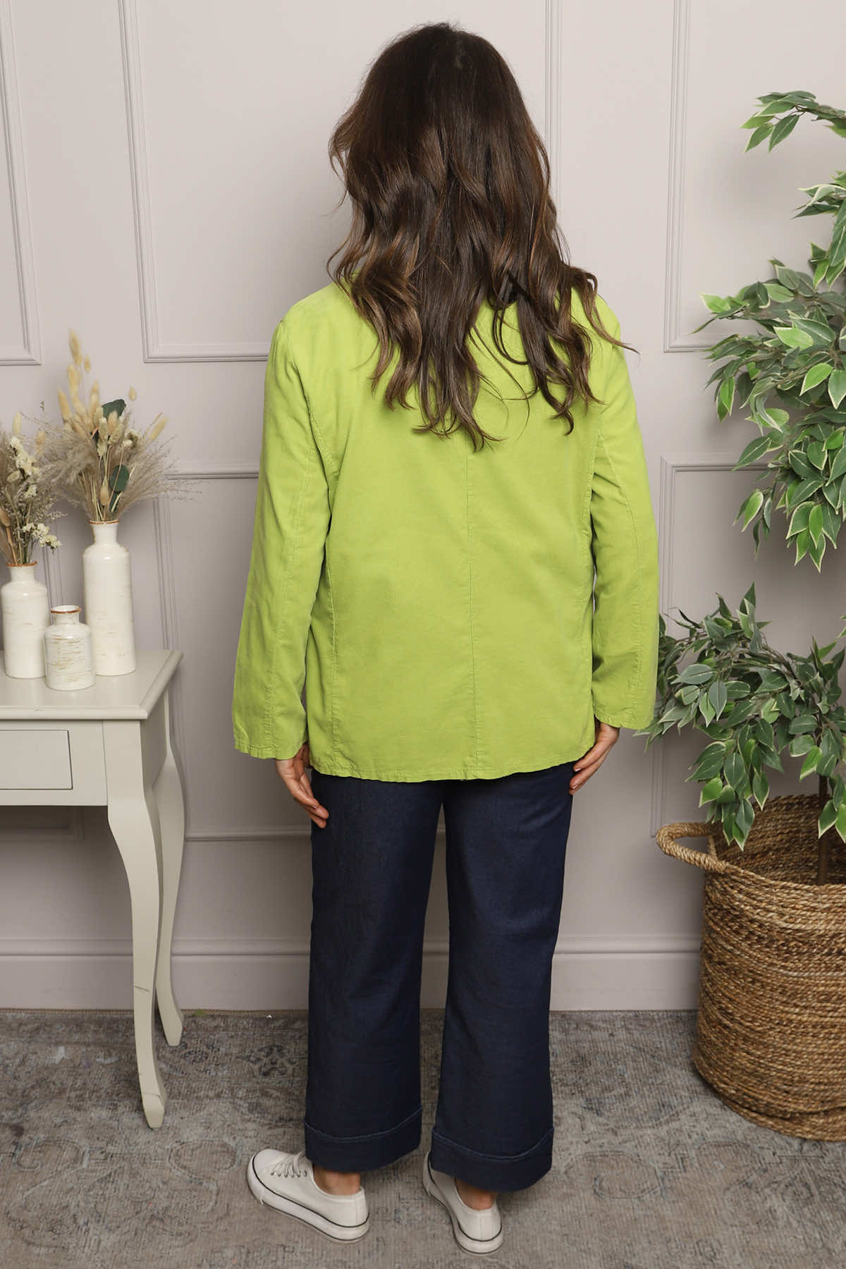 Marina Needlecord Jacket Green