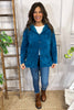 Antonia Hooded Jacket Blue