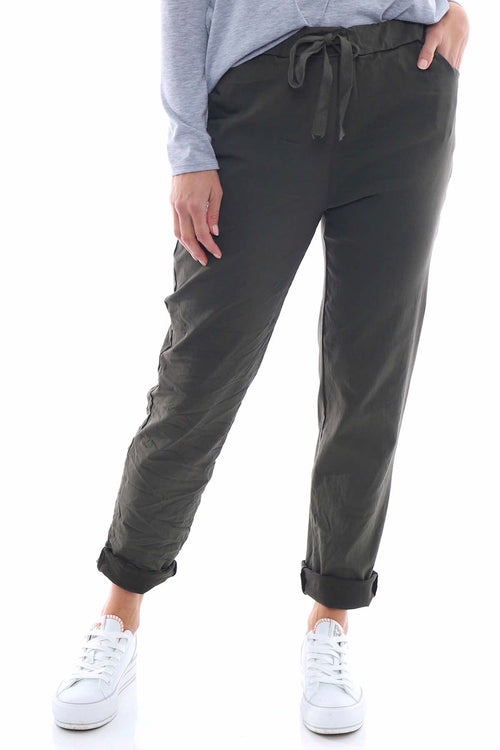 Yarwell Joggers Dark Khaki - Image 2