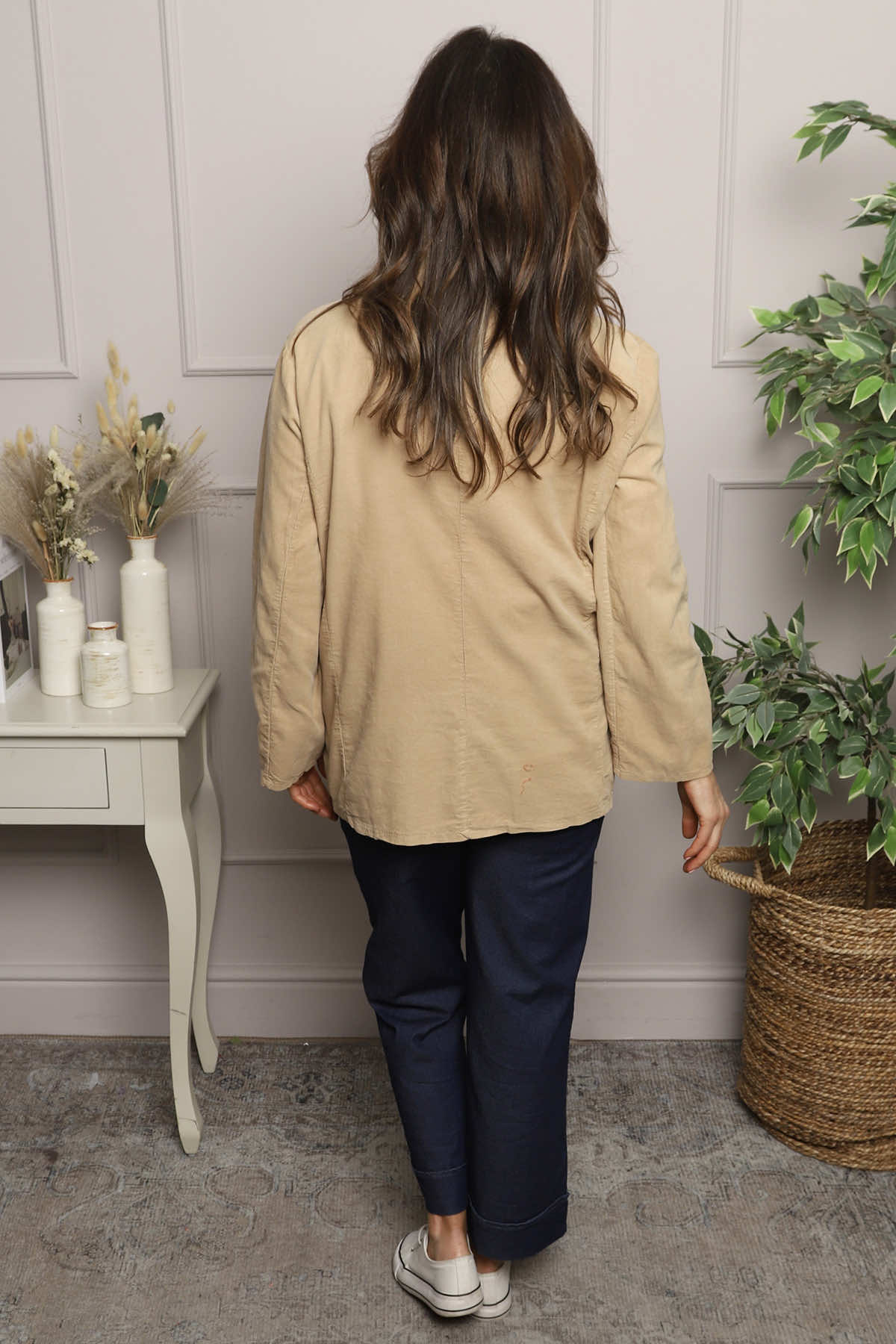 Marina Needlecord Jacket Camel