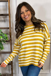 Hilda Stripe Jumper Yellow