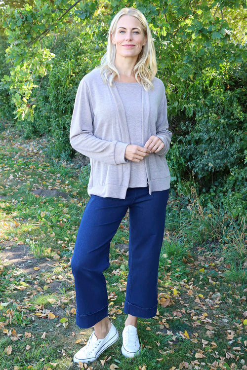 Evianna Knitted Top Mocha - Image 1