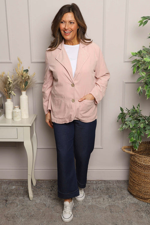 Marina Needlecord Jacket Pink - Image 3