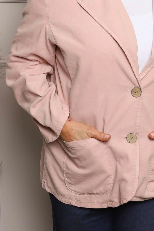 Marina Needlecord Jacket Pink - Image 5