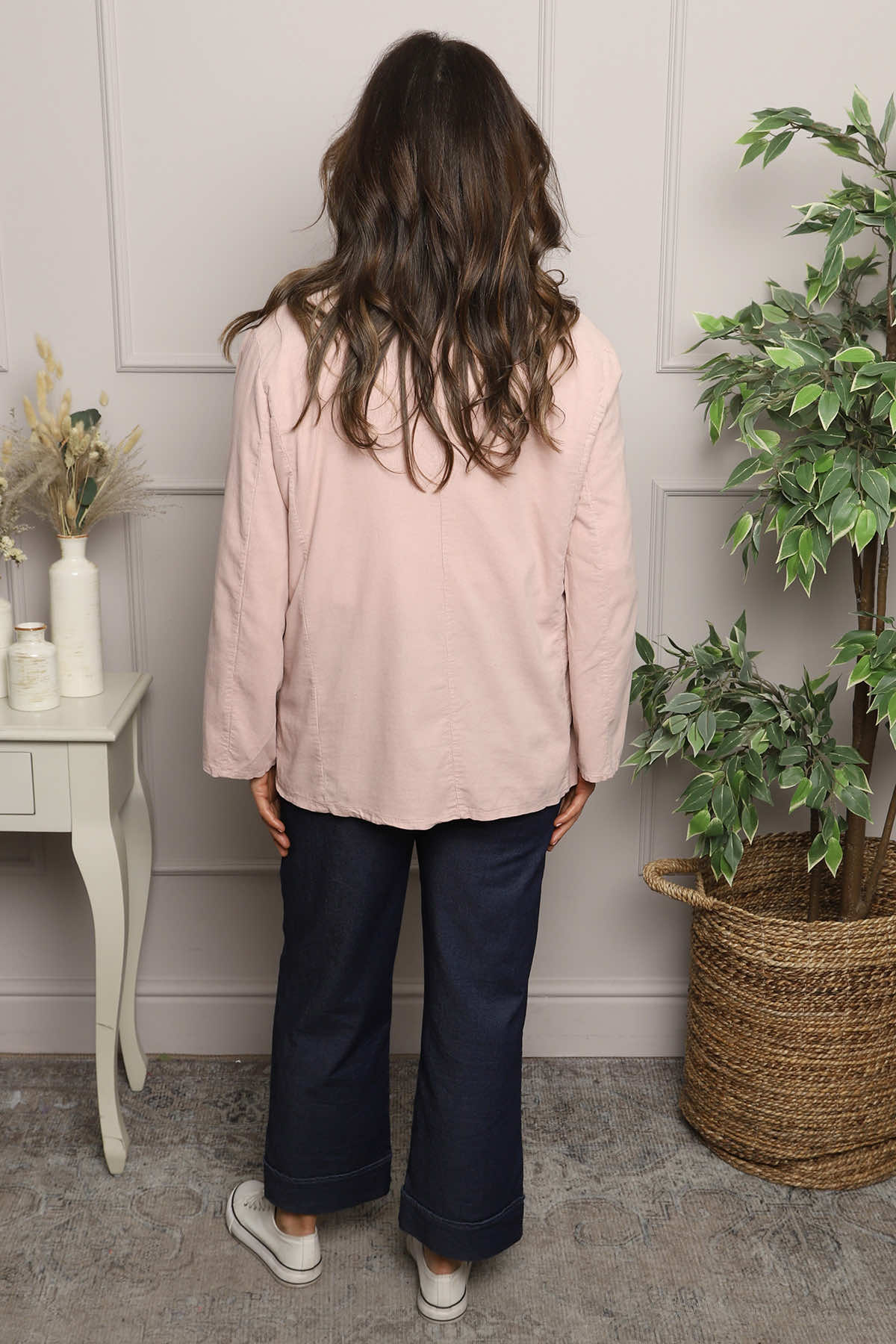 Marina Needlecord Jacket Pink