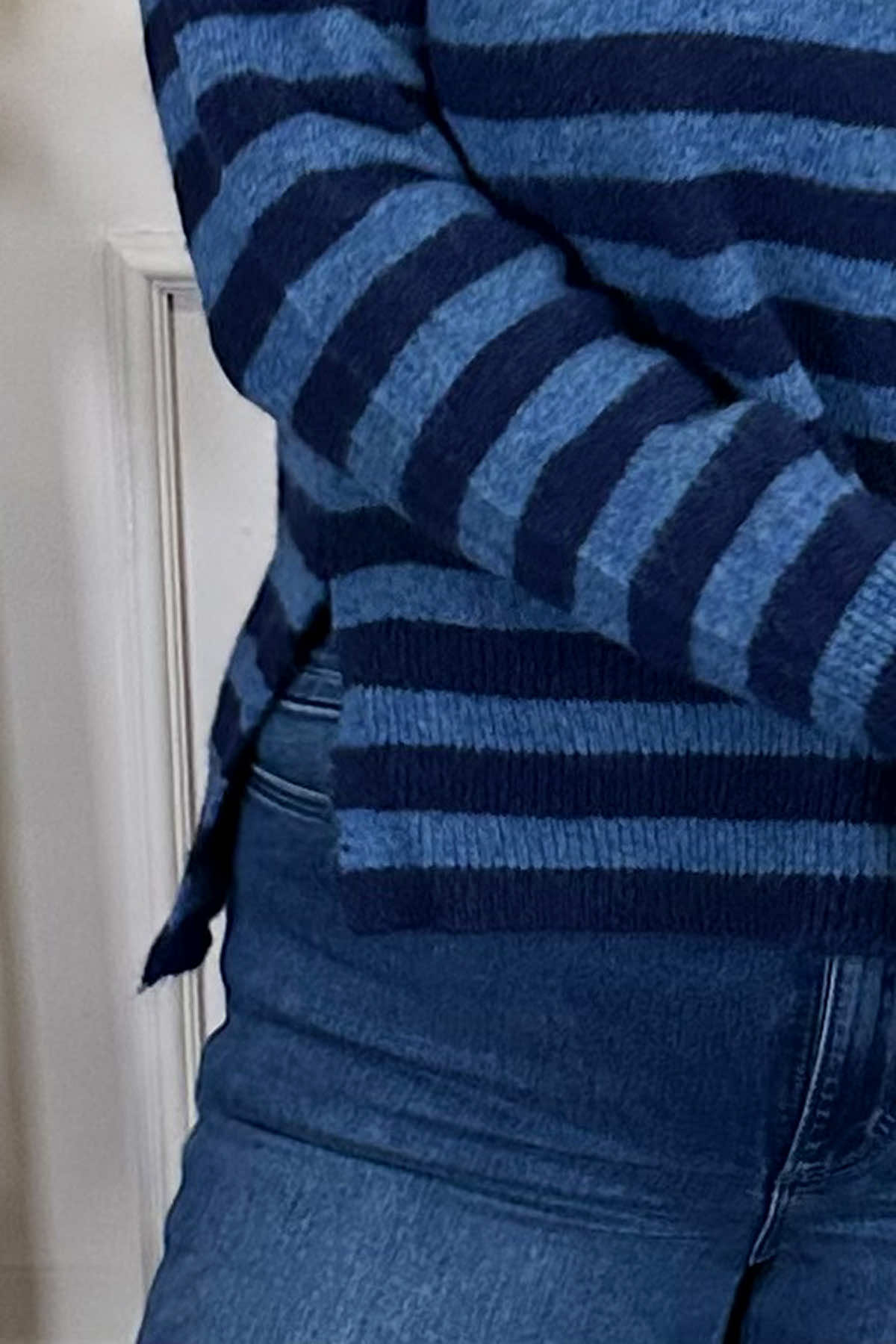 Hilda Stripe Jumper Blue