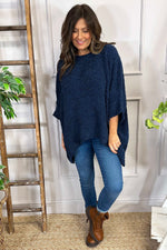 Grace Boucle Jumper Navy Navy - Grace Boucle Jumper Navy