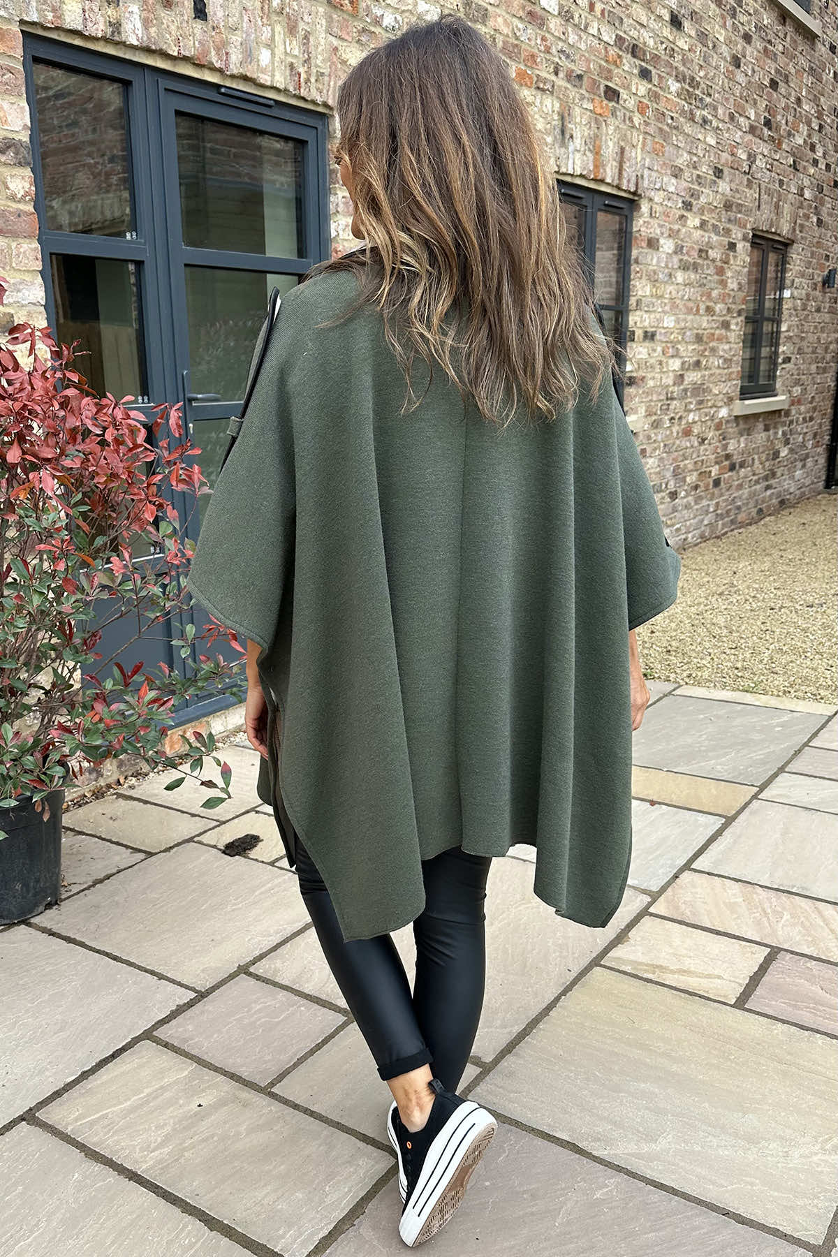 Olivia Cape Jacket Khaki