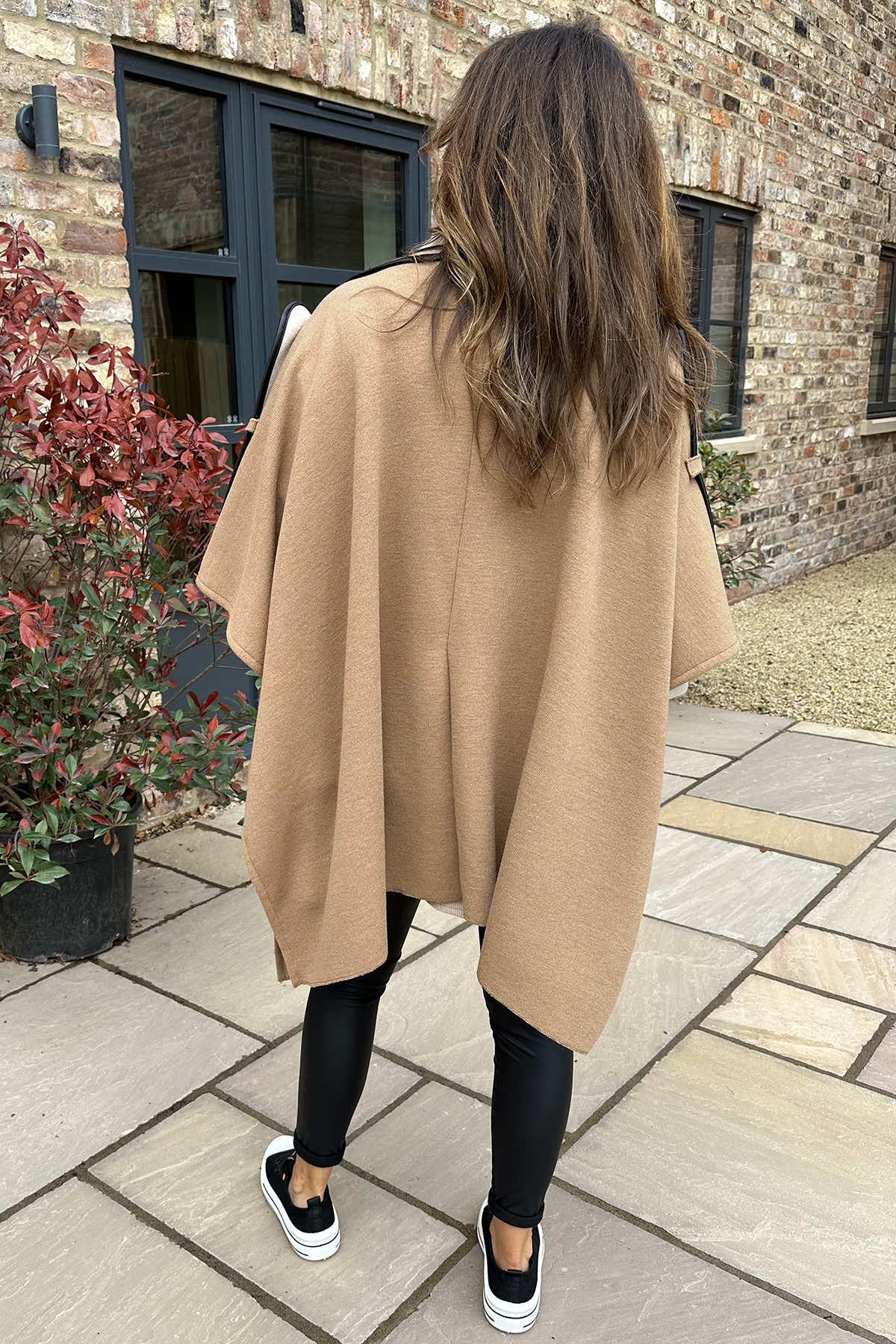 Olivia Cape Jacket Camel