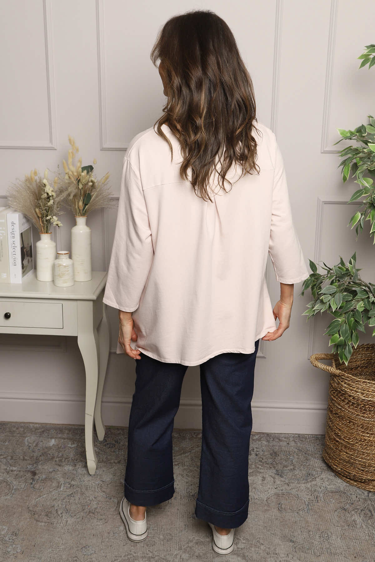 Jazlyn Cotton Top Pink