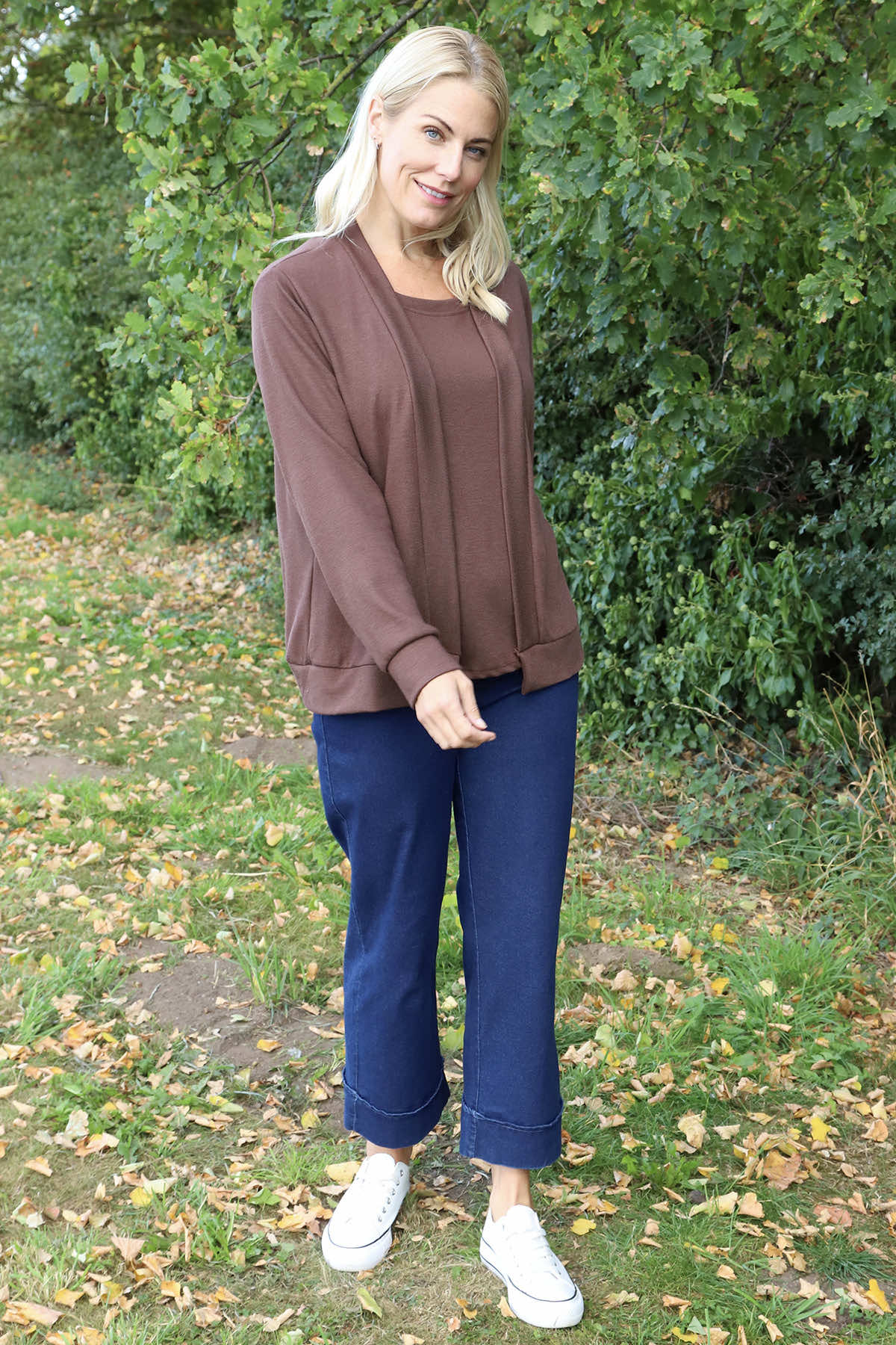 Evianna Knitted Top Cocoa