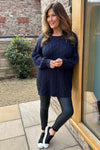 Wyatt Knitted Jumper Navy