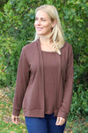 Evianna Knitted Top Cocoa