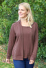 Evianna Knitted Top Cocoa