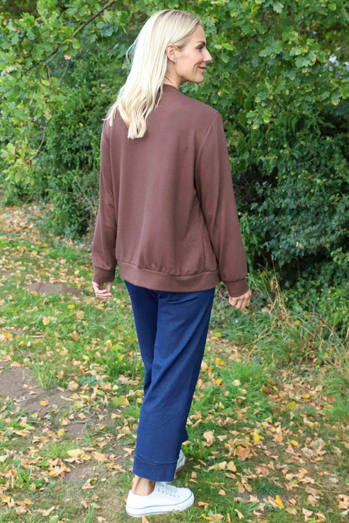 Evianna Knitted Top Cocoa - Image 4