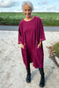 Junia Needlecord Tunic Burgundy