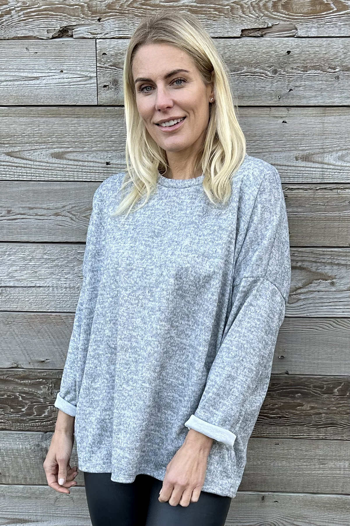 Marzia Sweat Top Grey