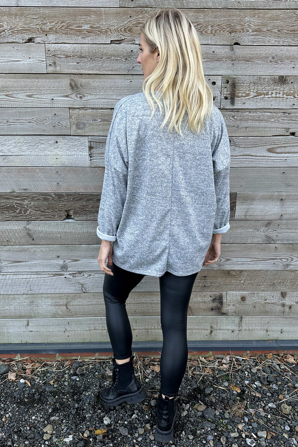 Marzia Sweat Top Grey