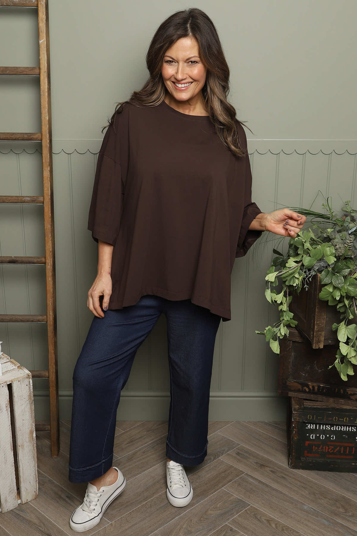 Kirby Cotton Top Cocoa