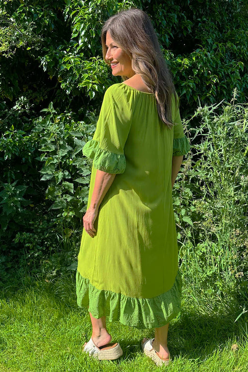 Jaylani Dress Lime - Image 4