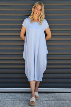 Sariah Short Sleeve Dress Light Blue