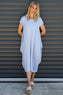 Sariah Short Sleeve Dress Light Blue