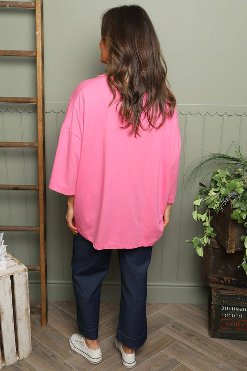 Kirby Cotton Top Fuchsia - Image 4