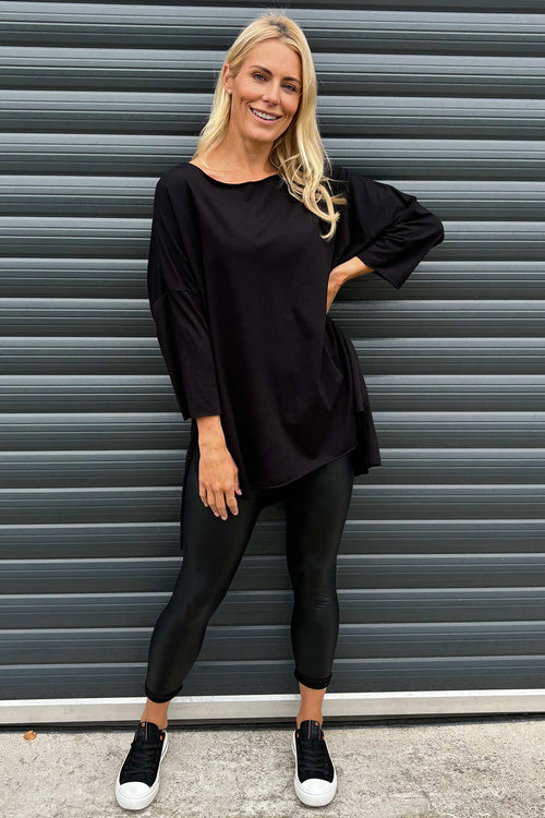 Betty Cotton Top Black - Image 2