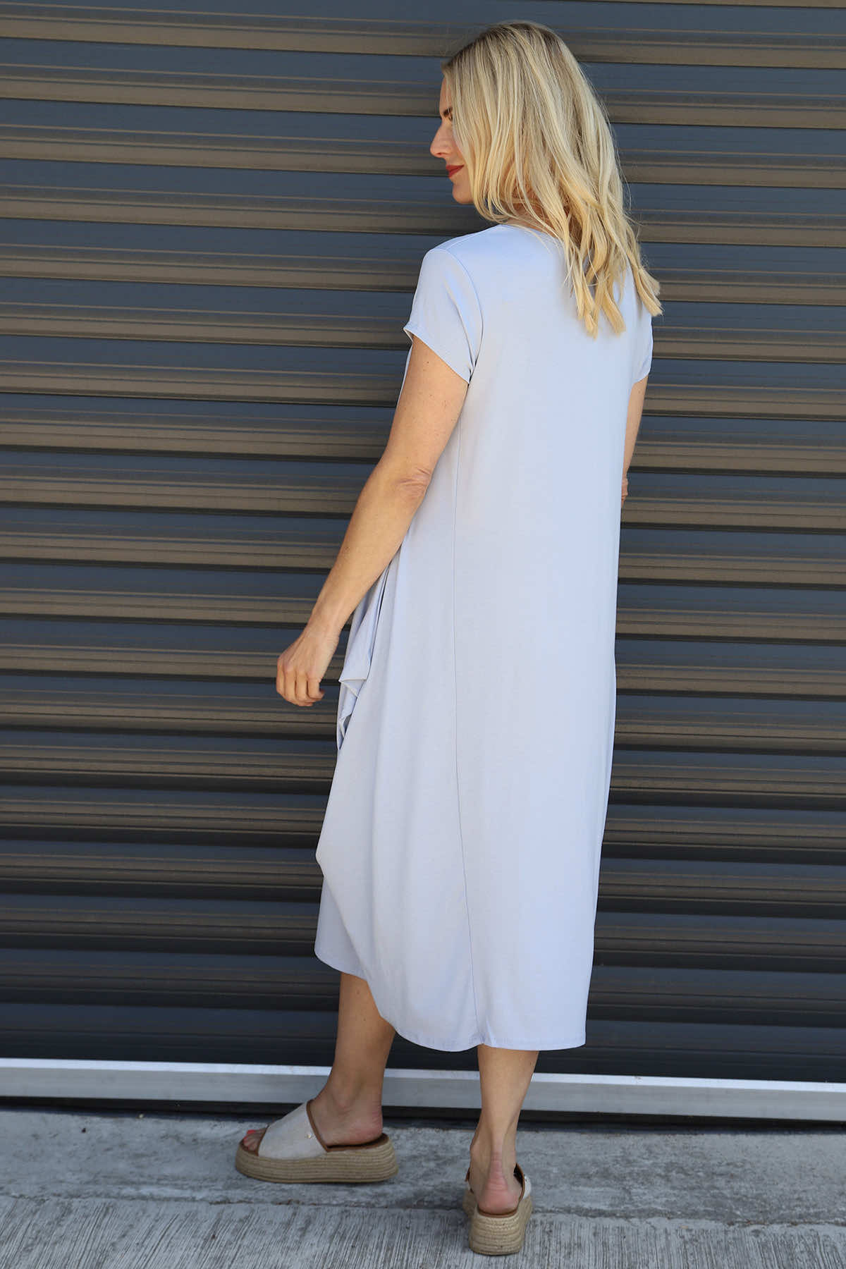 Sariah Short Sleeve Dress Light Blue