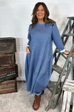 Andie Pocket Dress Blue Blue - Andie Pocket Dress Blue