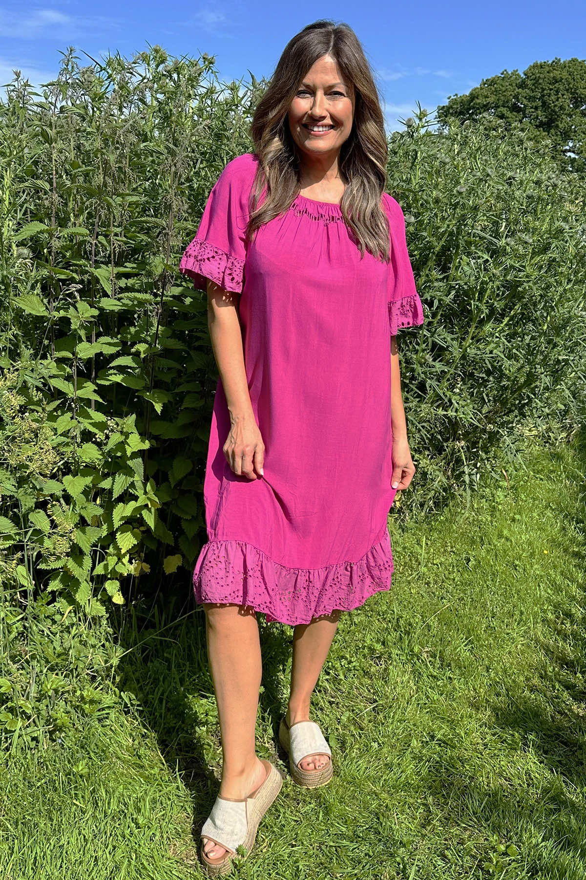 Jaylani Dress Magenta